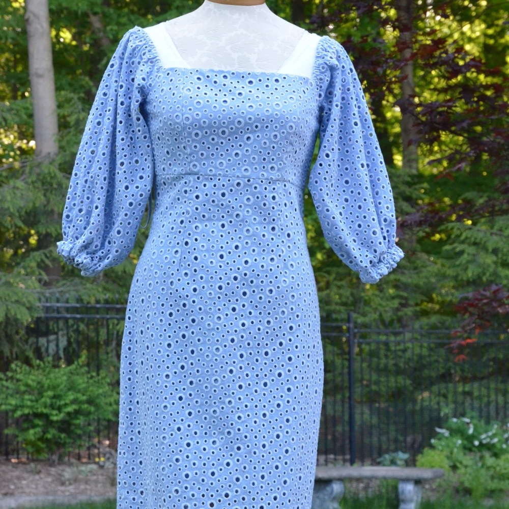 SOLD - Prim & Prose Off The Shoulder Midi Dress - Picture 1 of 6